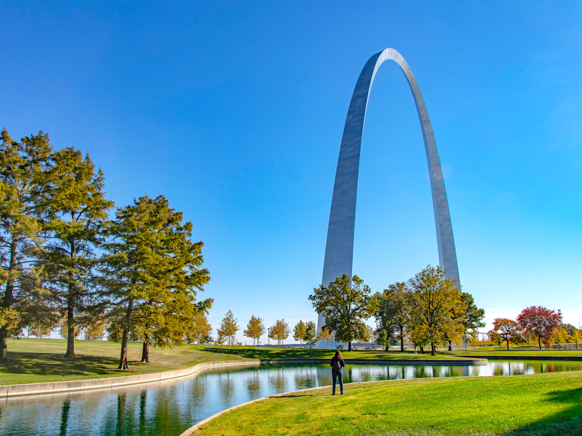 Gateway Arch in St. Louis, Missouri