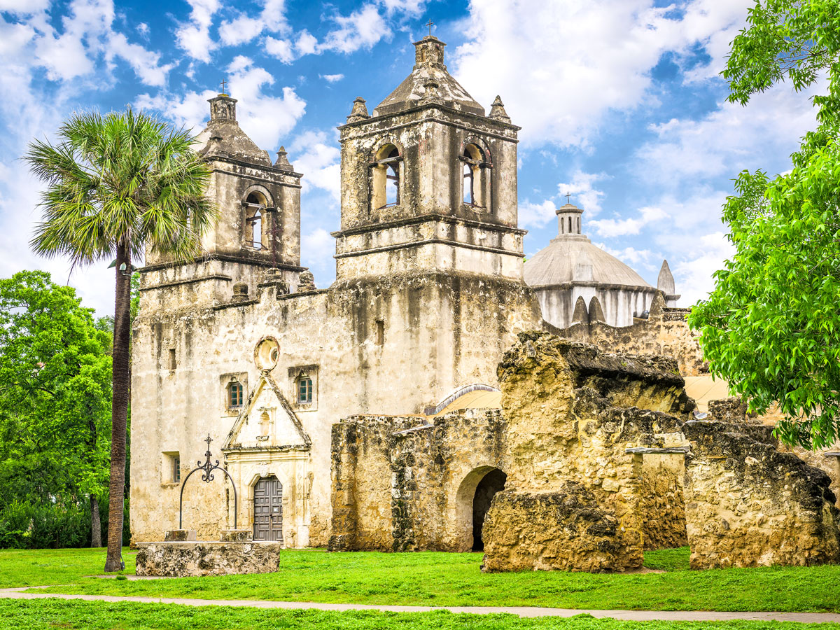 Spanish mission in San Antonio, Texas