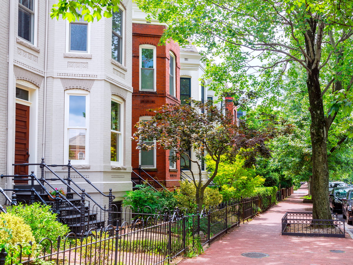 Residential neighborhood in Washington, D.C.