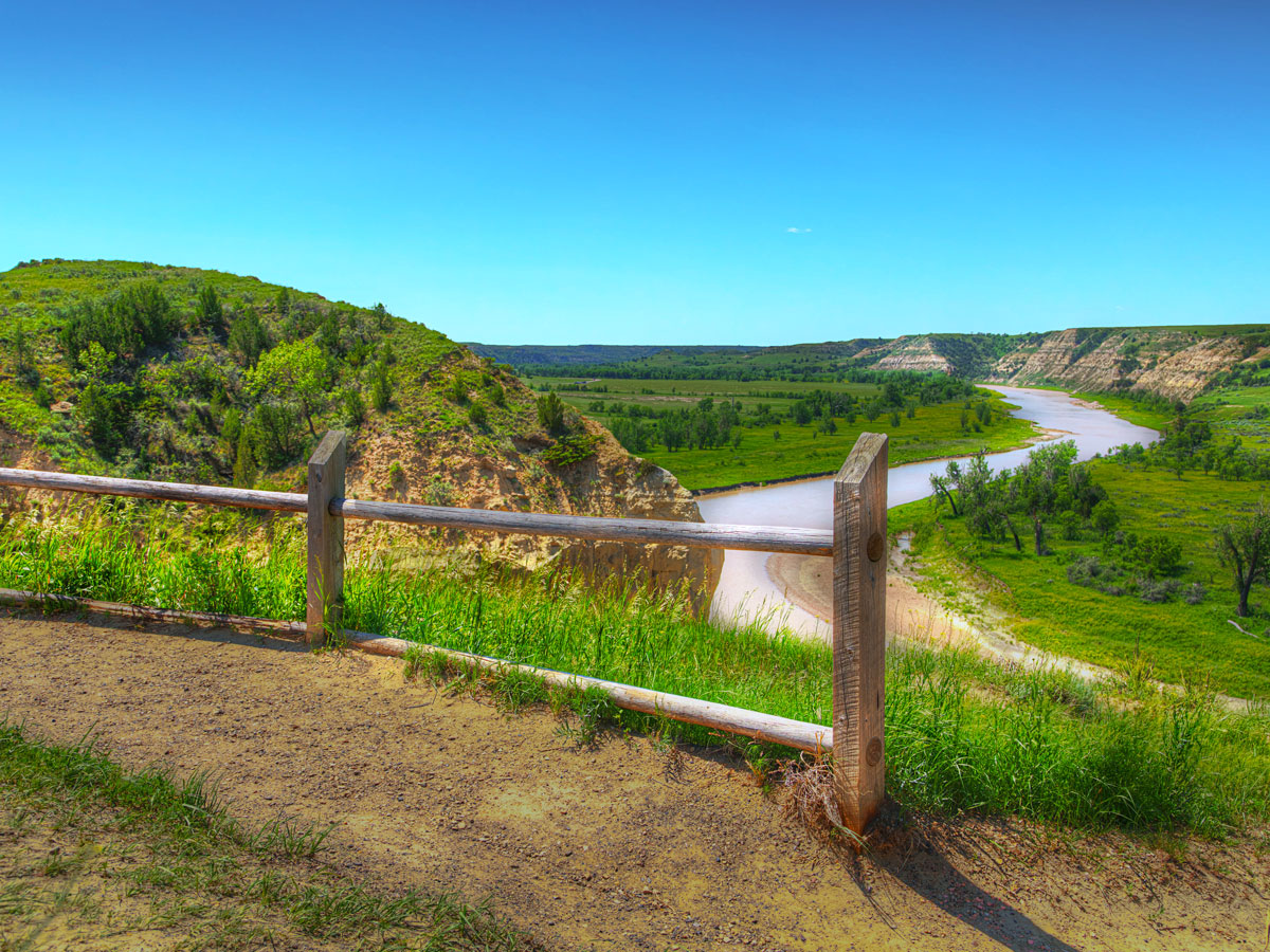 Little Missouri River outside of Medora, North Dakota