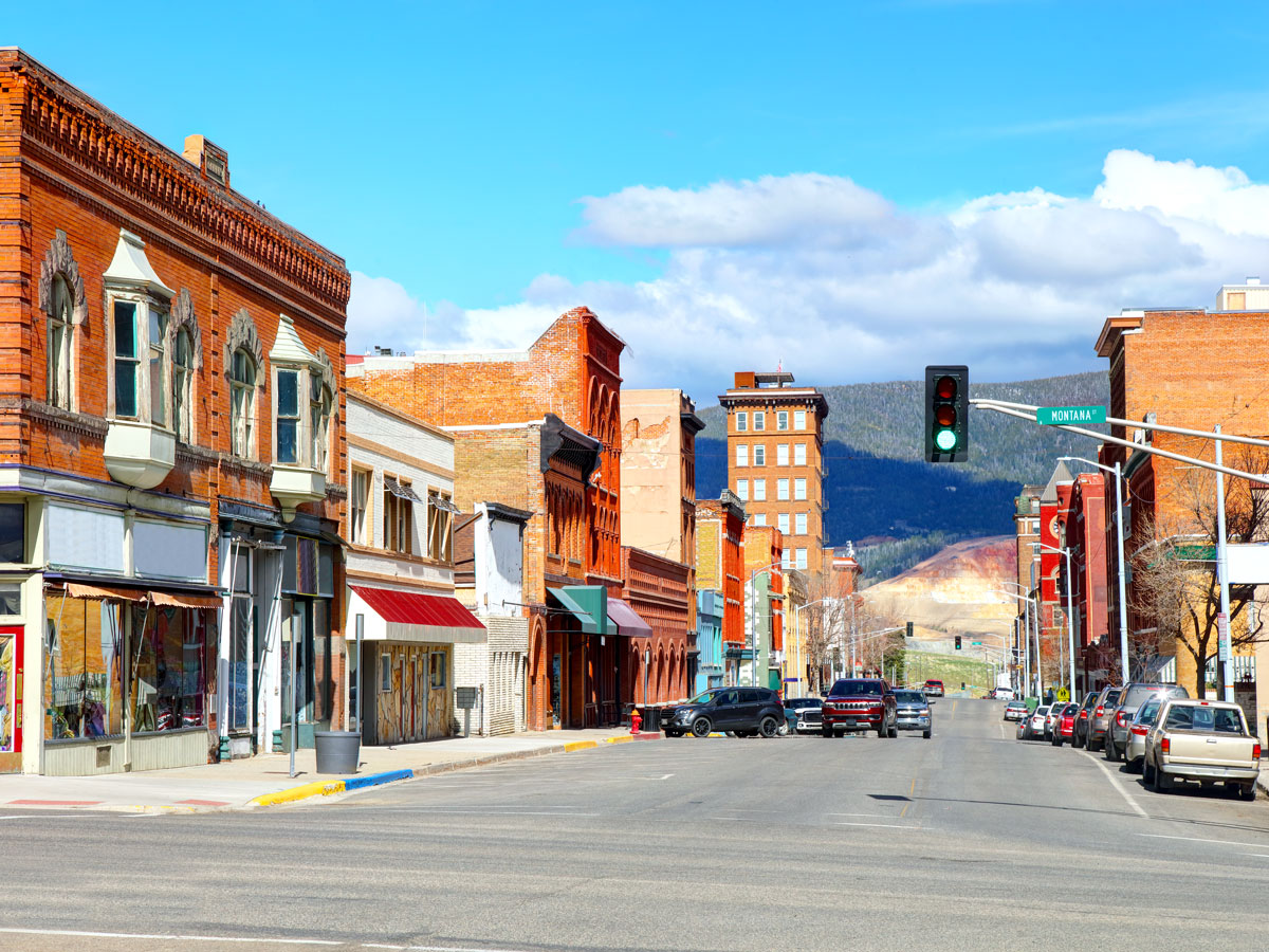 Downtown Butte, Montana