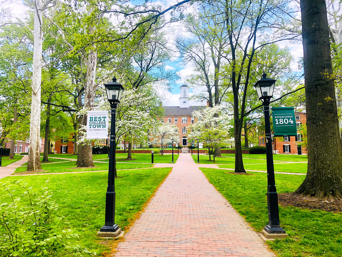 Campus of Ohio University in Athens, Ohio