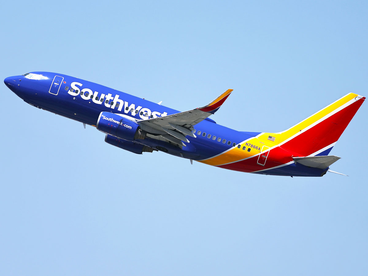Southwest Airlines Boeing 737 on departure