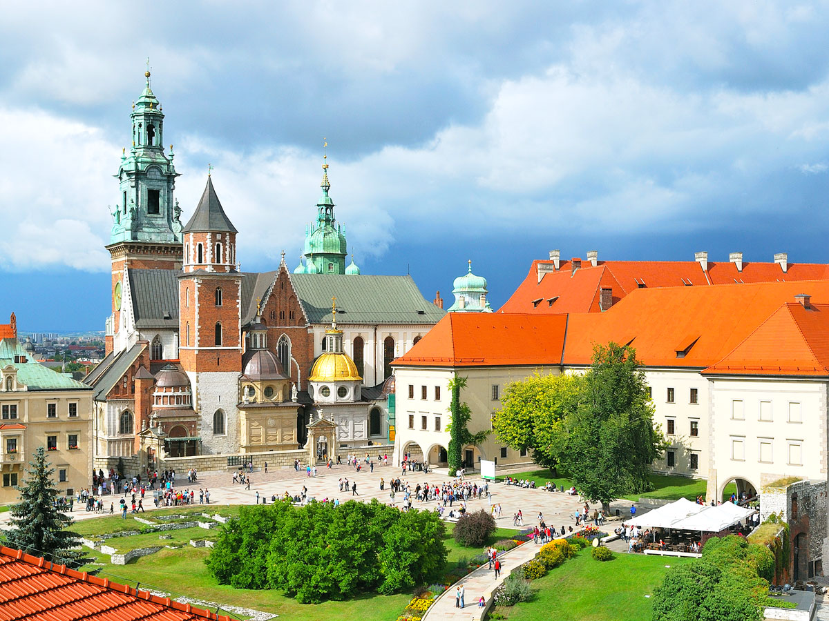 Wawel Royal Castle in Kraków, Poland