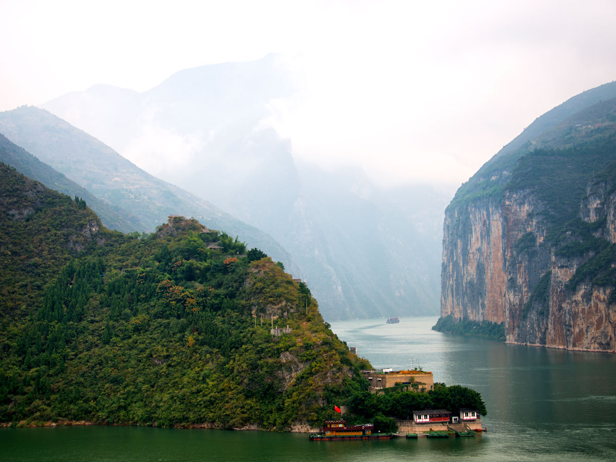 Qutang Gorge on the Yangtze River in China