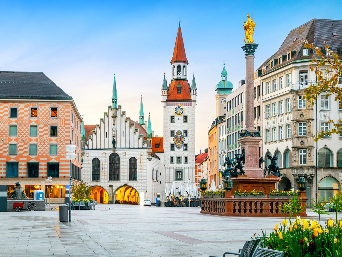 Marienplatz in Munich, Germany