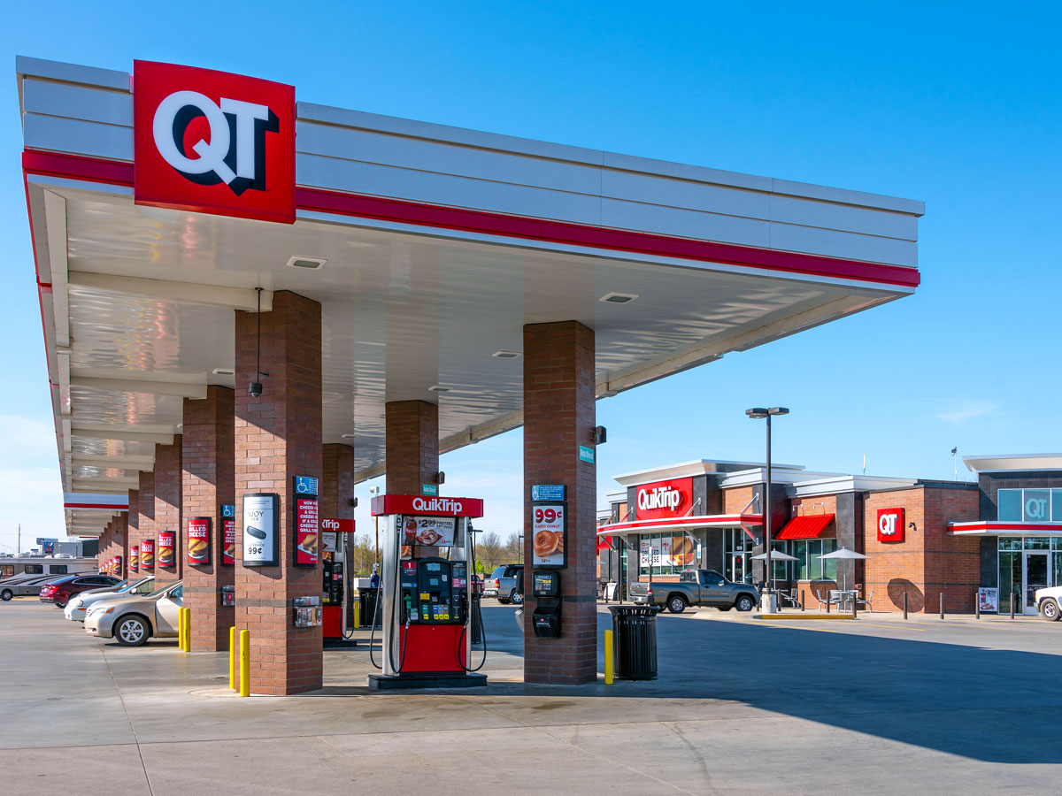 QuikTrip convenience store and gas pumps