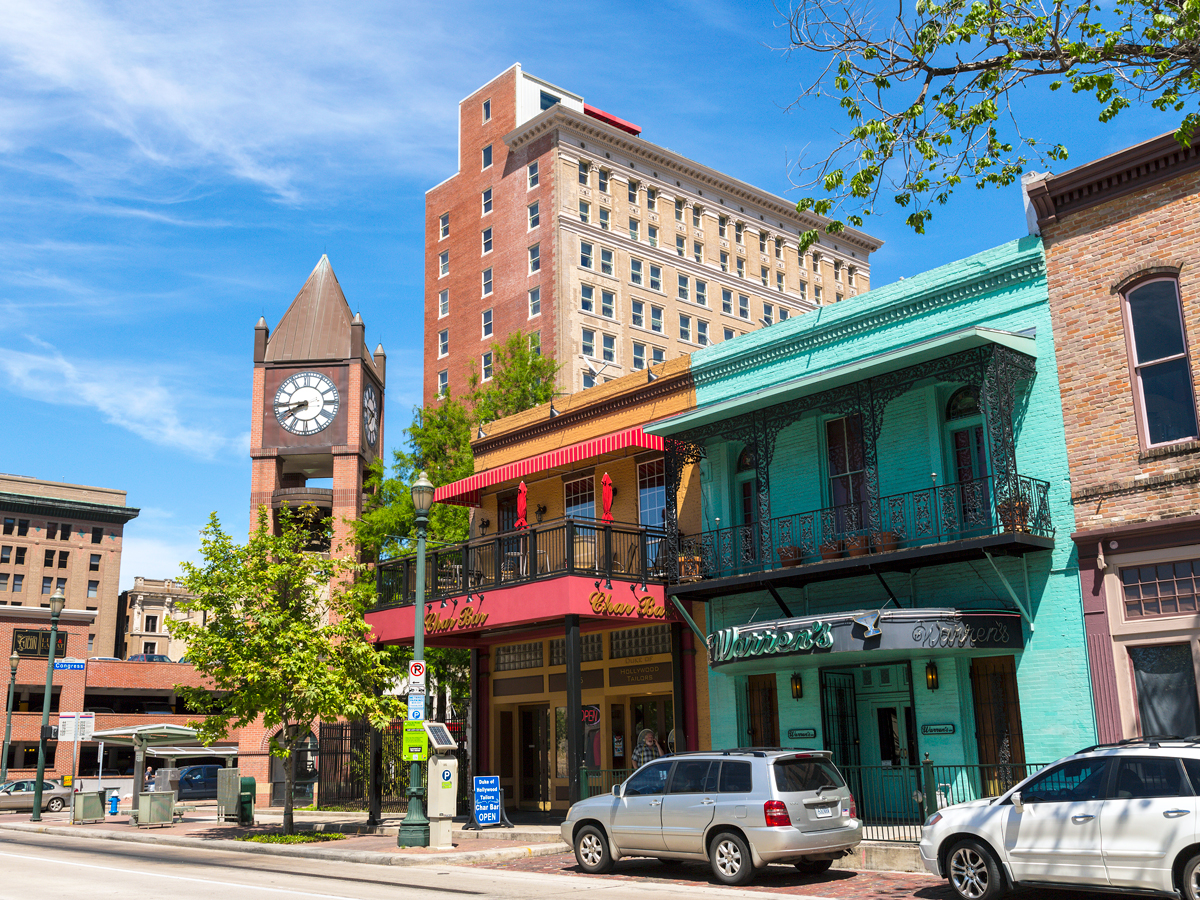 Market Square Clock Tower in Houston Historic District