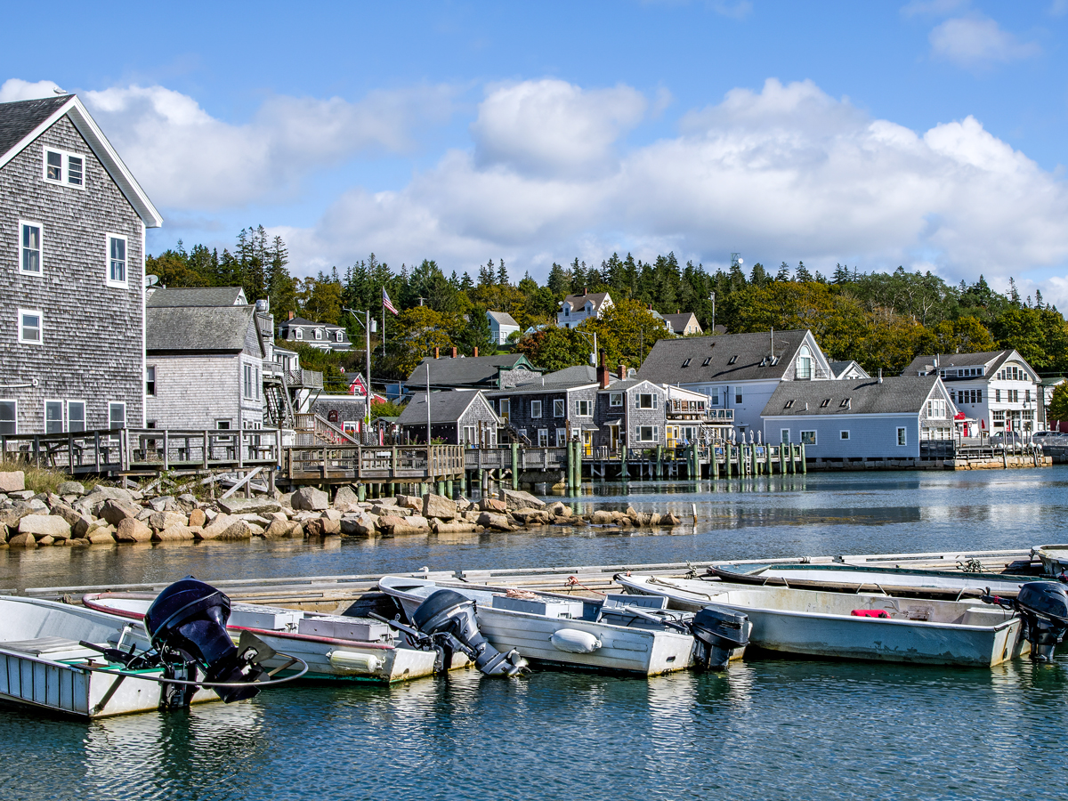 Marina in Stonington, Maine