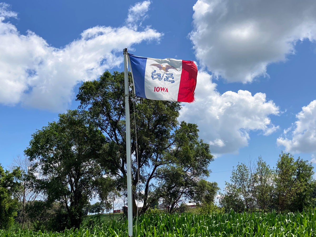 Iowa flag