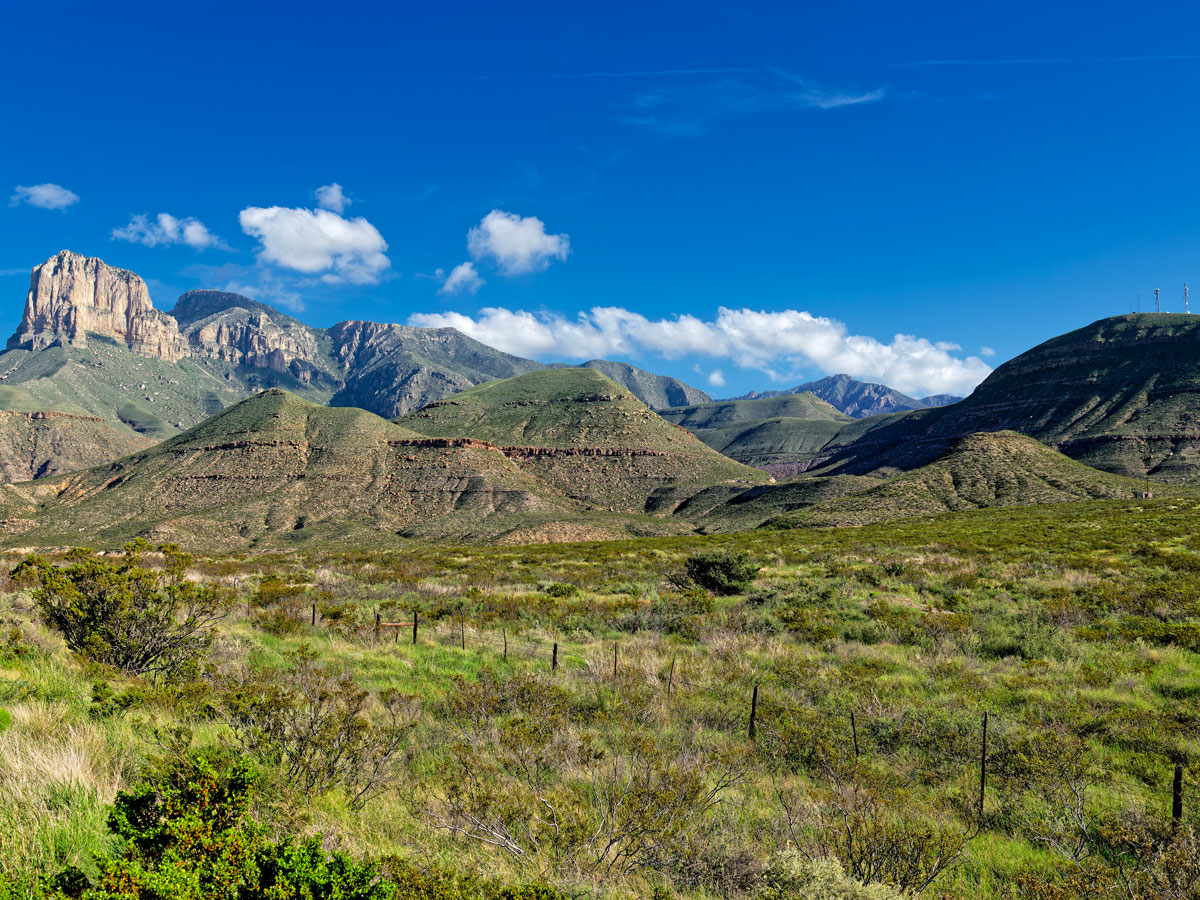 Guadalupe Mountains in Texas