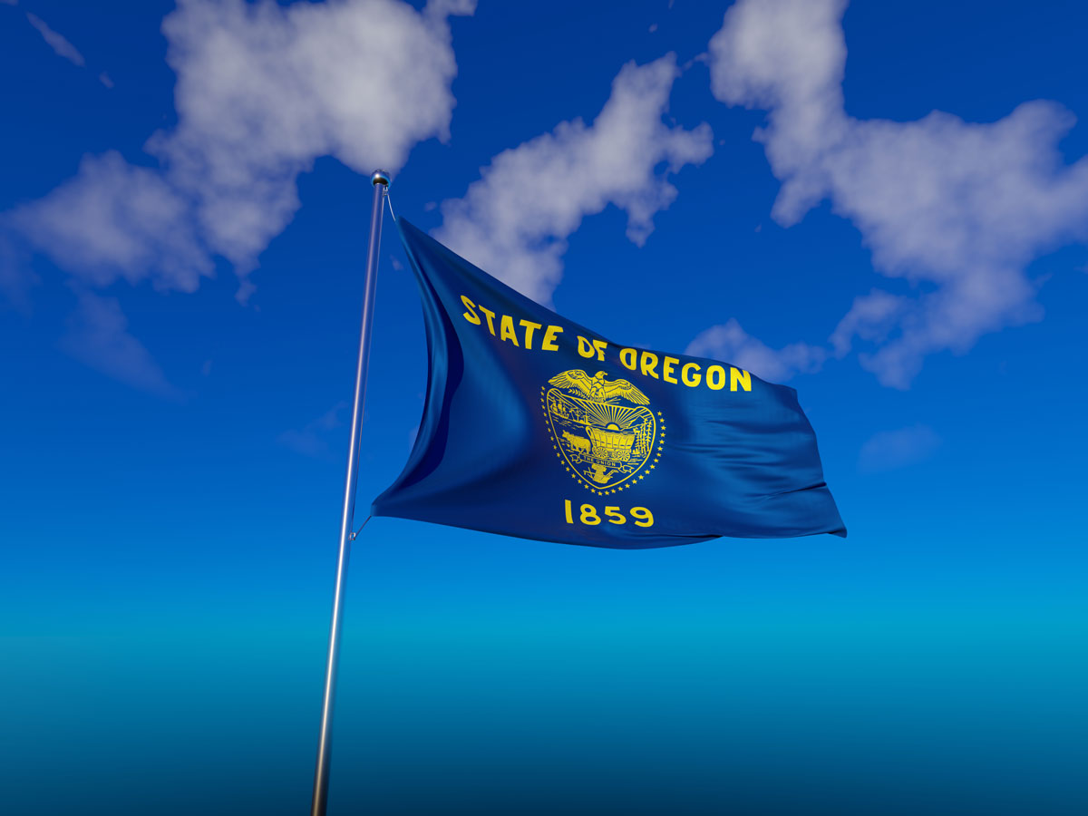Front of Oregon flag