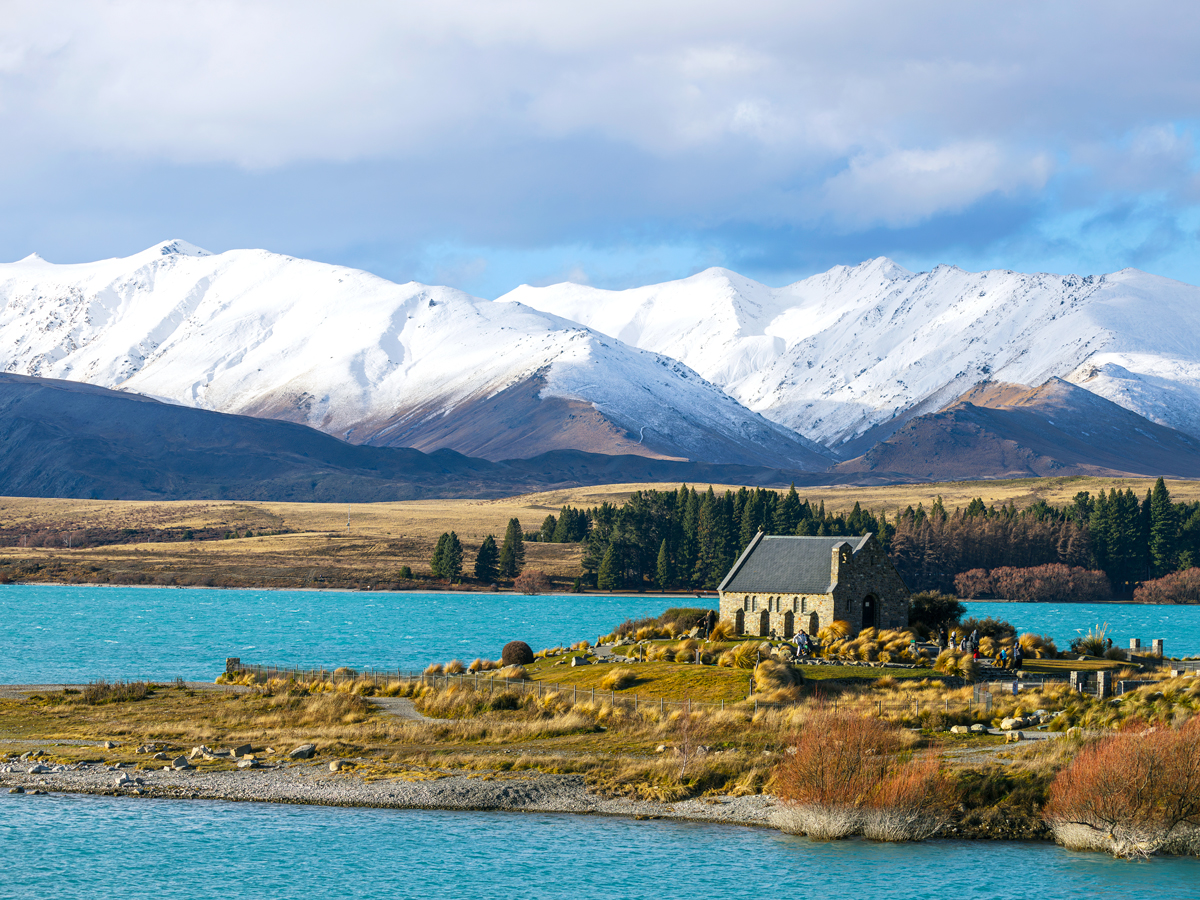 Home on the shores of Lake Tekapo