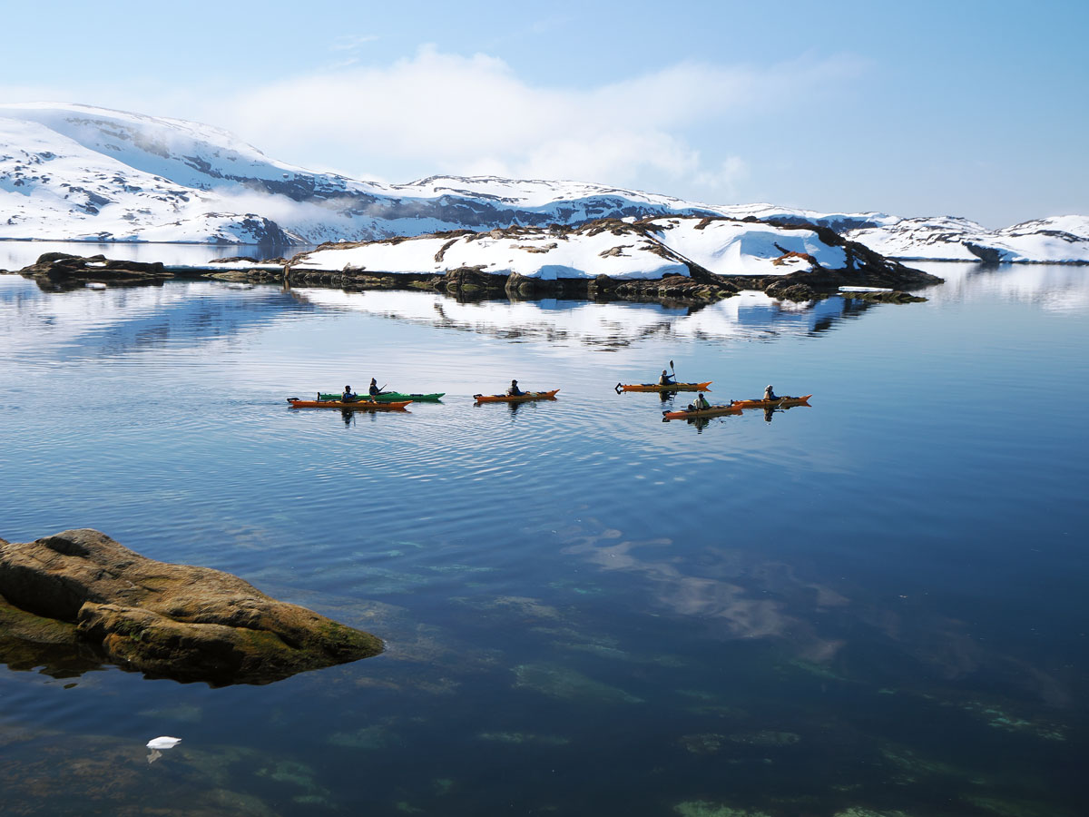 Kayak tour in Greenland