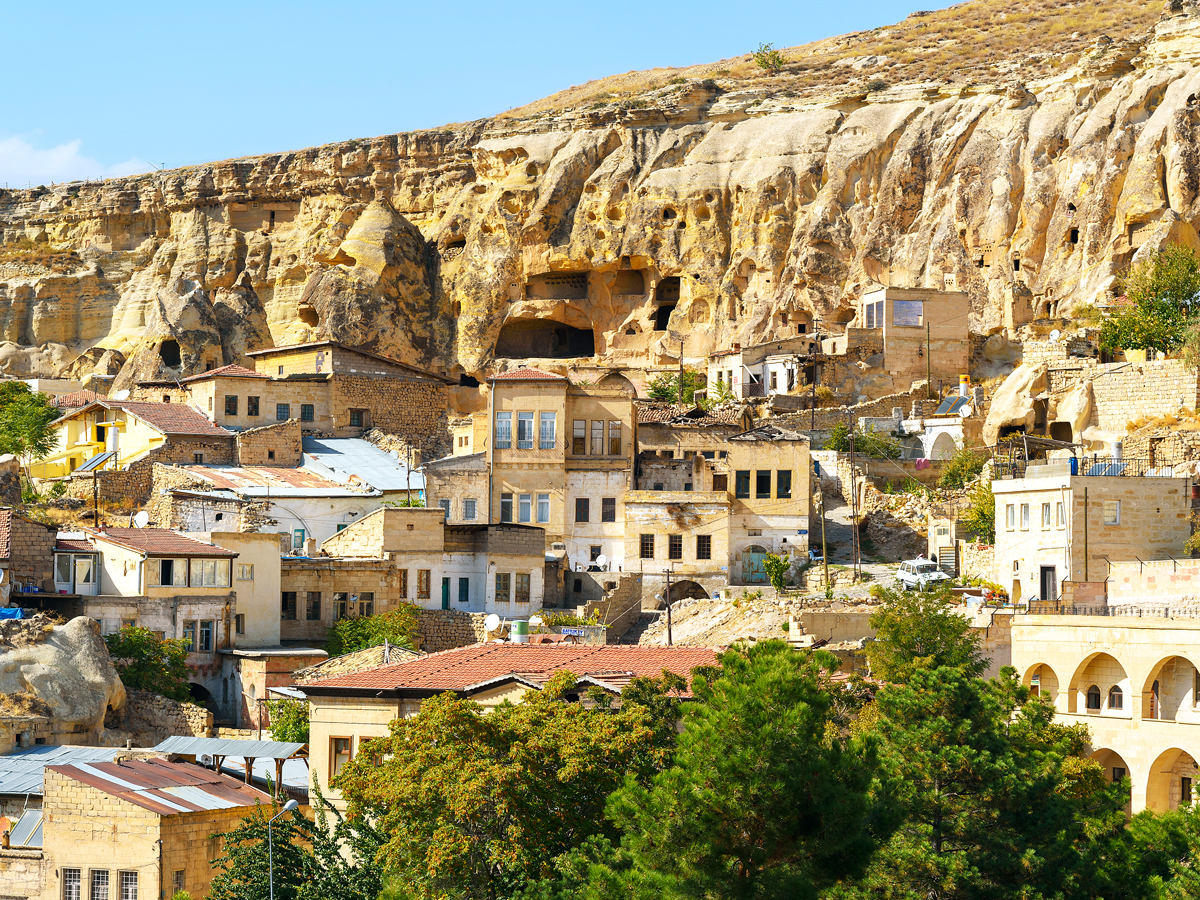 Cave houses in Cappadocia, Türkiye