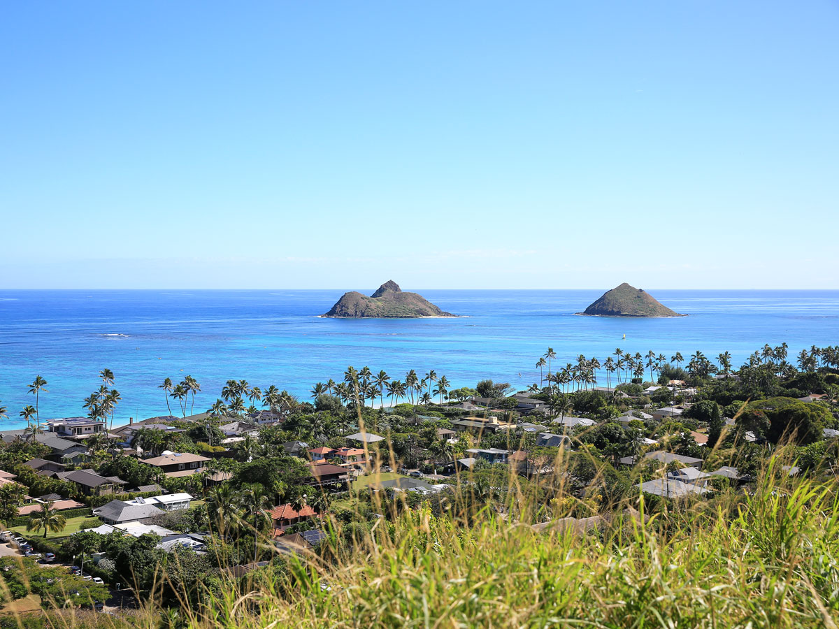 Small islands off the coast of Hawaii