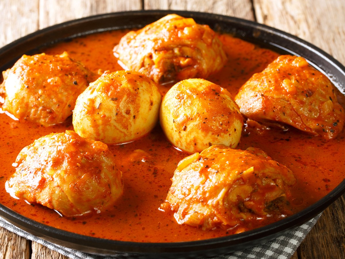 Bowl of Ethiopian doro wat