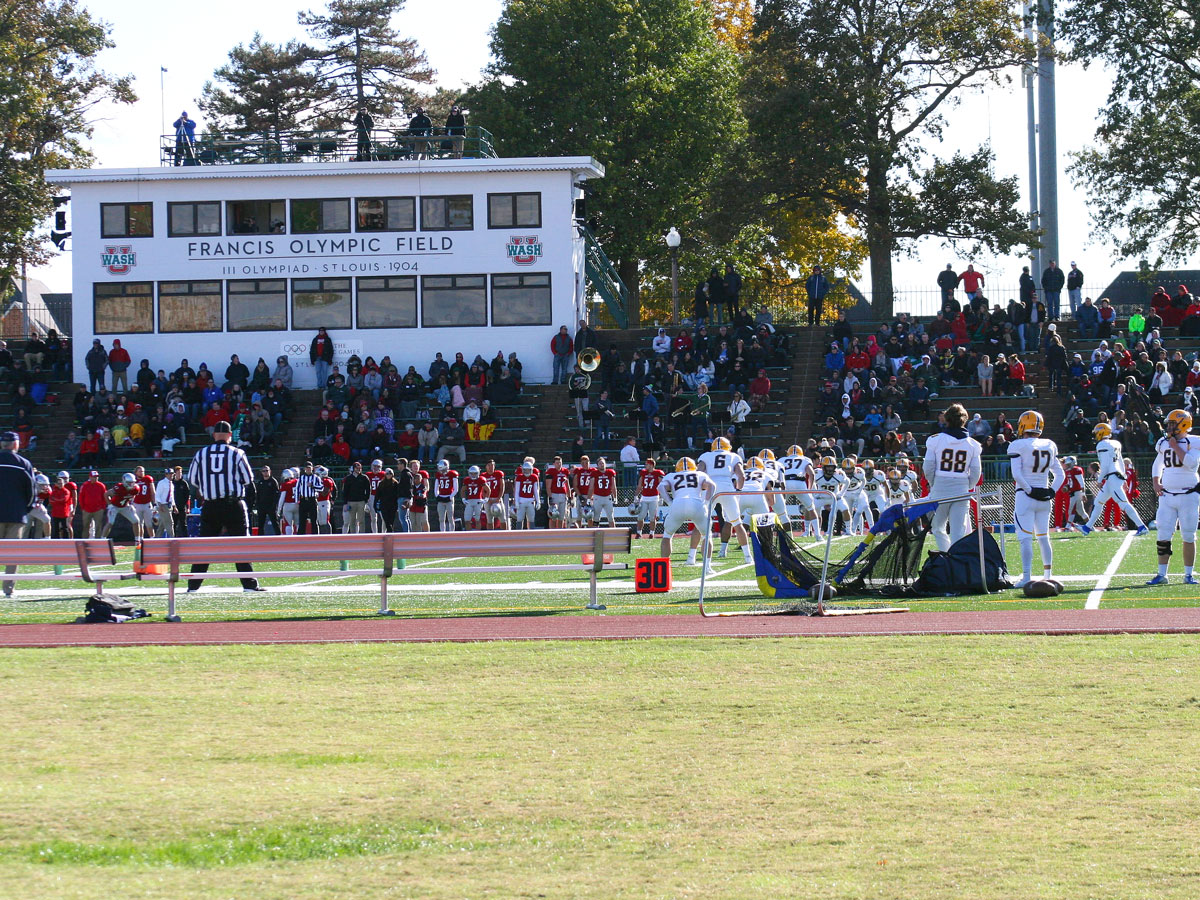 Football game at Francis Olympic Field in St. Louis, Missouri