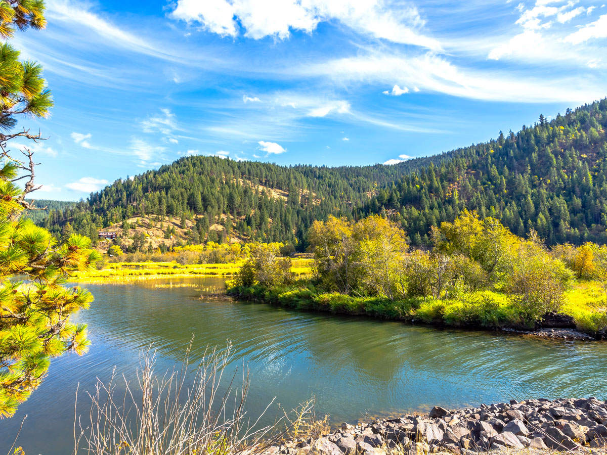 Shores of Lake Coeur d'Alene in Idaho