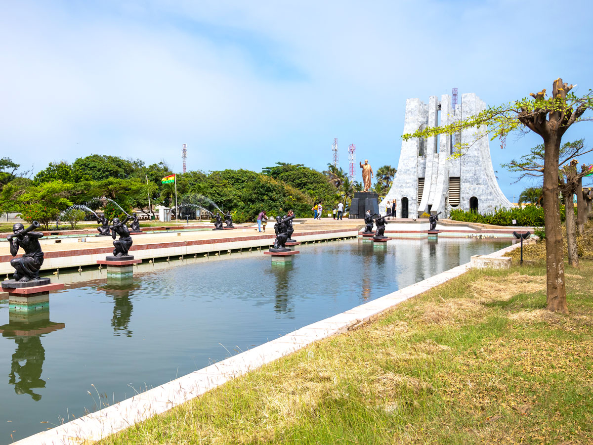 Kwame Nkrumah Memorial Park in Accra, Ghana