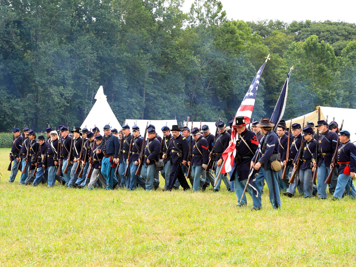 Battle of Gettysburg Reenactment in Gettysburg, Pennsylvania
