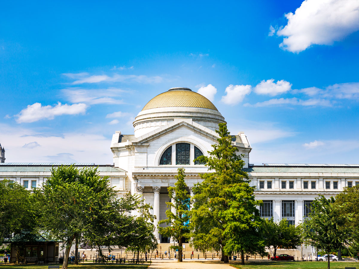Exterior of the Smithsonian Museum of Natural History in Washington, D.C.