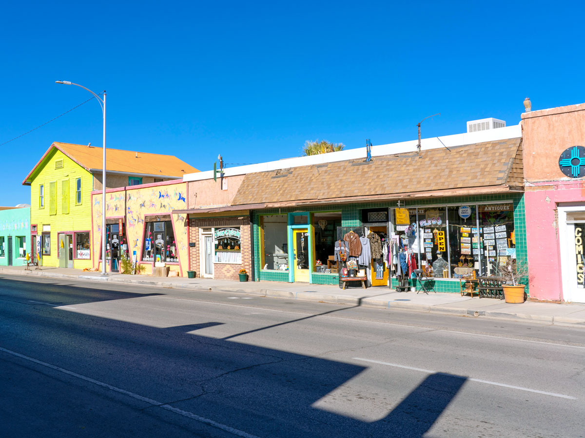 Main drag in Truth or Consequences, New Mexico