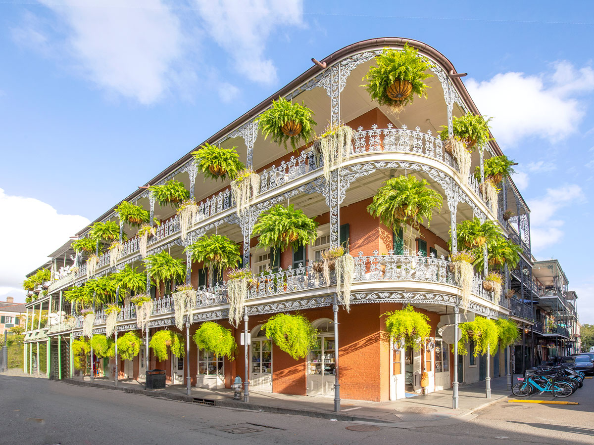 Traditional architecture in New Orleans, Louisiana