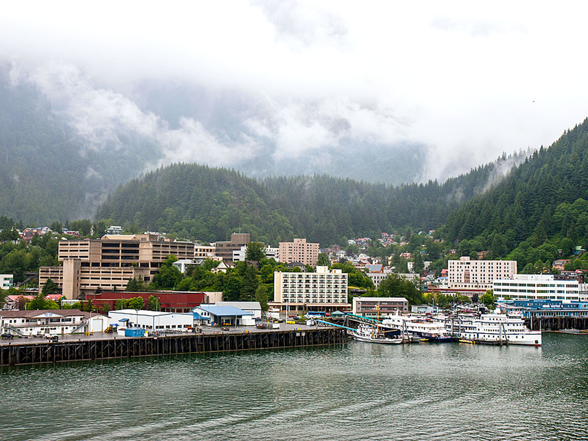 Coastal town in Alaska