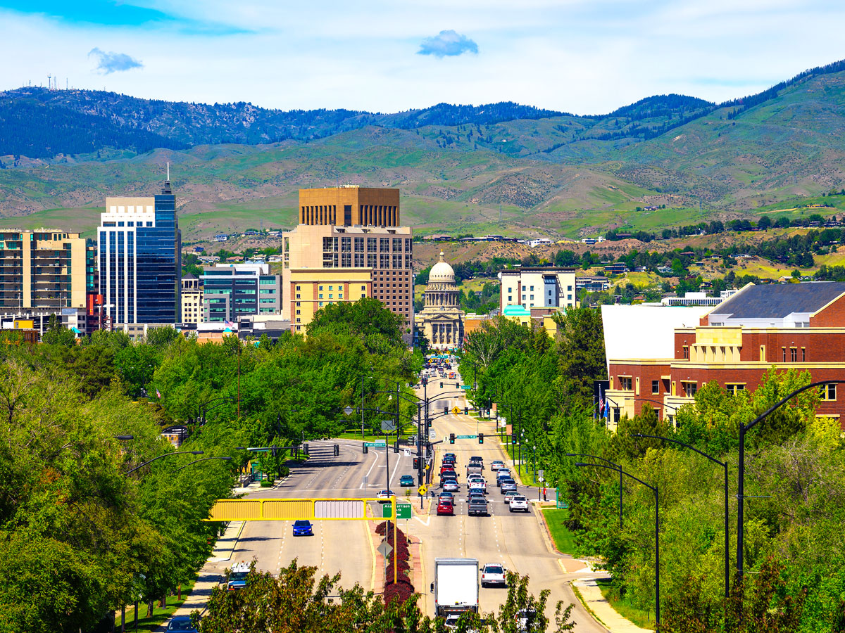Cityscape of Boise, Idaho