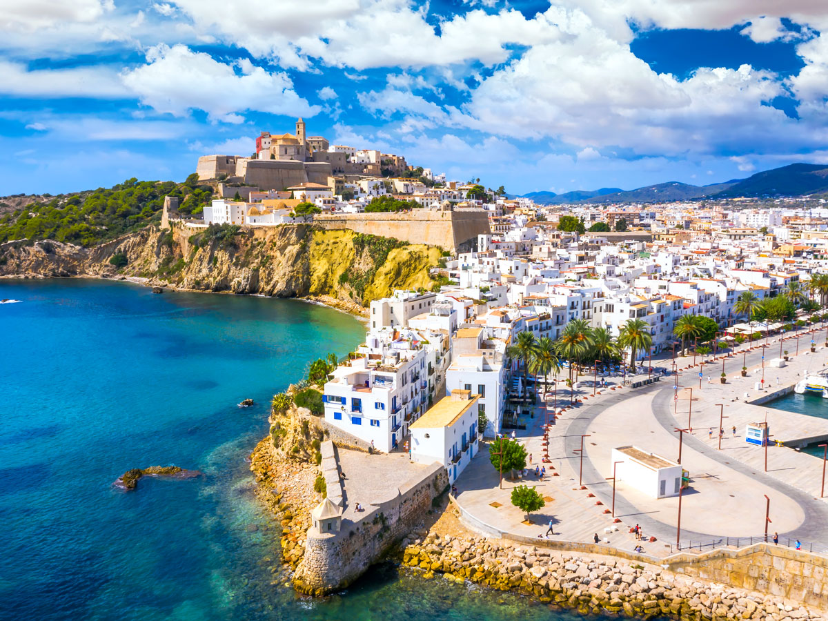 Aerial view of Mallorca, Spain
