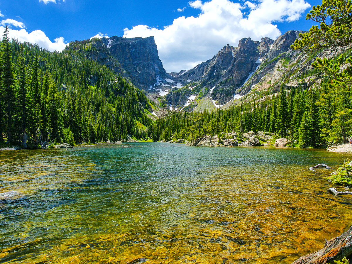 Dream Lake in Colorado's Rocky Mountain National Park