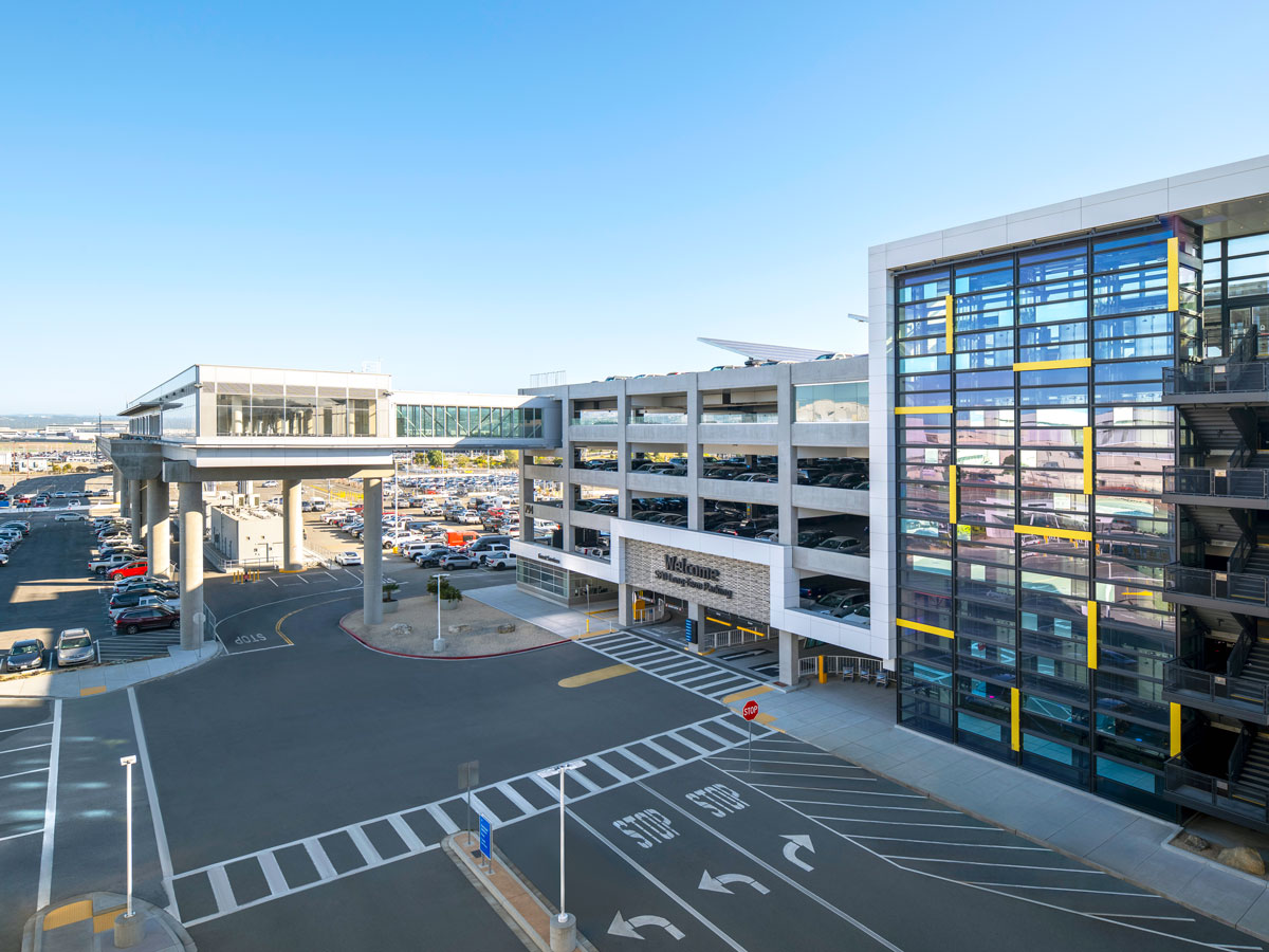 Parking garage at San Francisco International Airport
