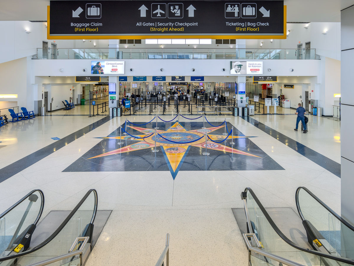 Terminal building at Harrisburg International Airport, Pennsylvania