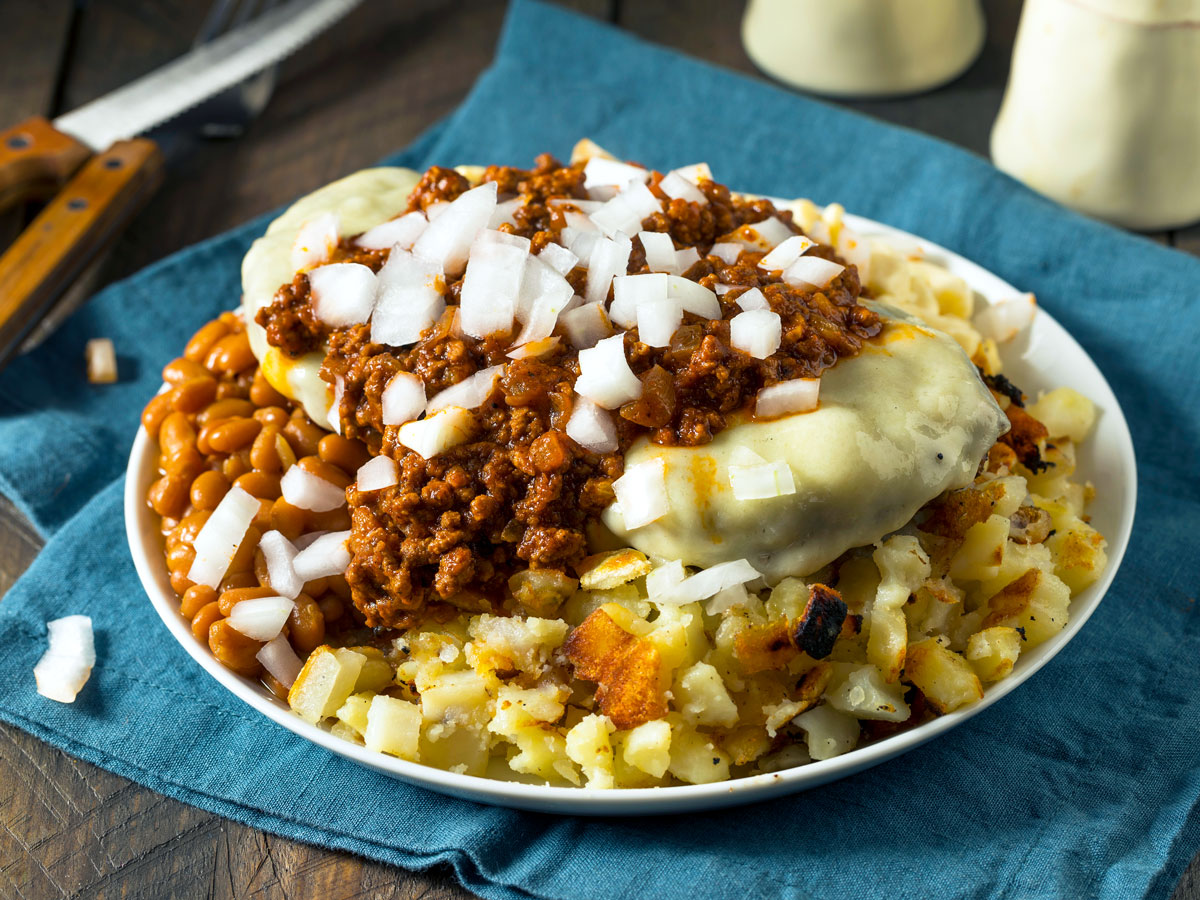 Classic Rochester garbage plate