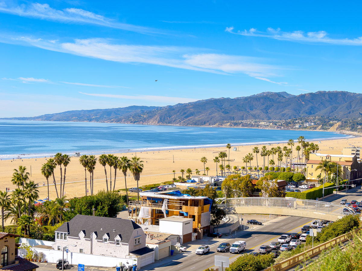 Santa Monica Beach in Southern California