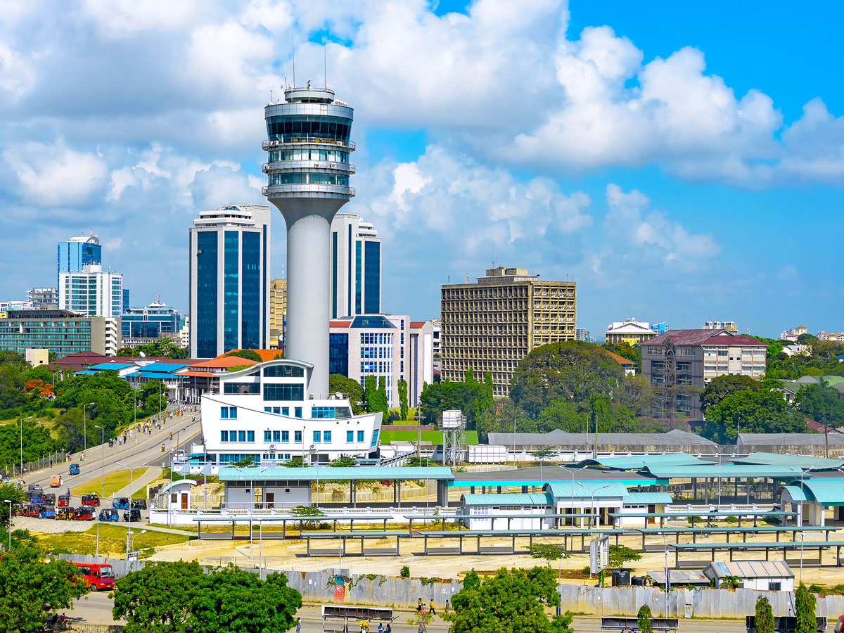 City center of Dar es Salaam, Tanzania