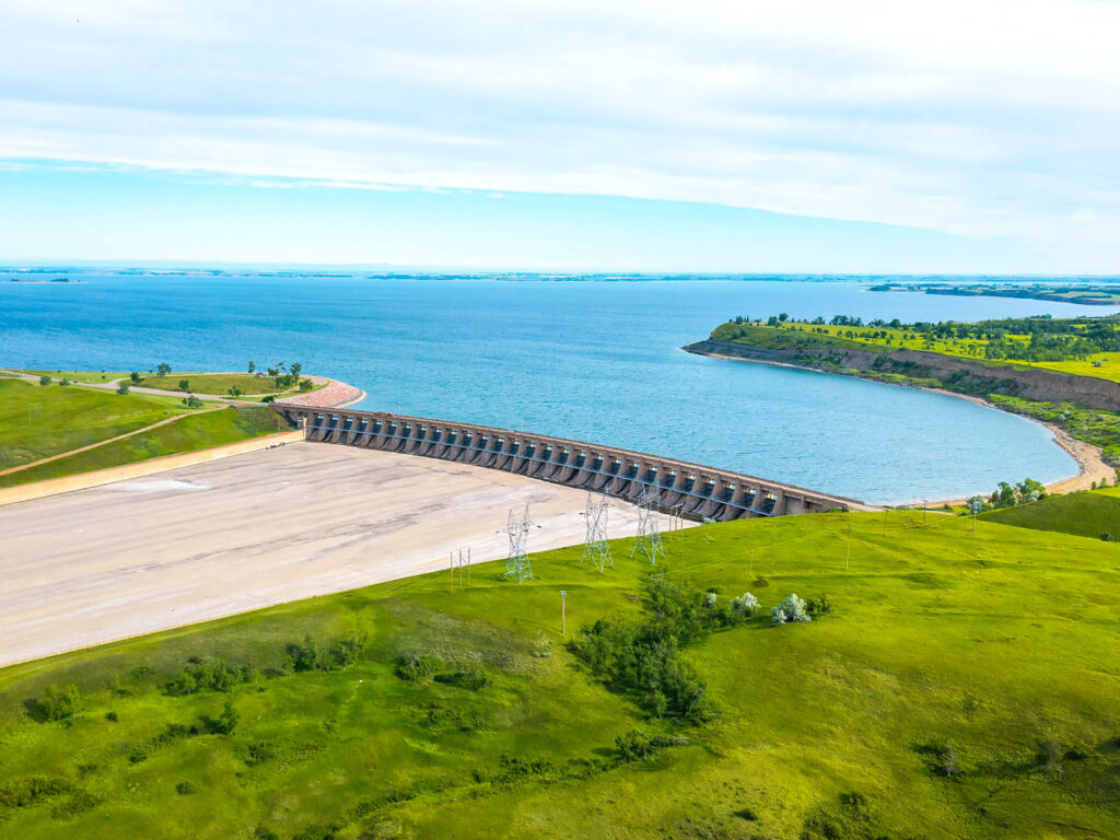 Garrison Dam in North Dakota