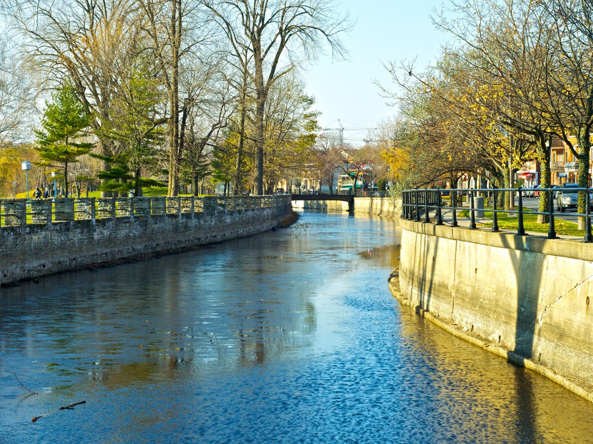 Canal Lachine in Montreal, Canada