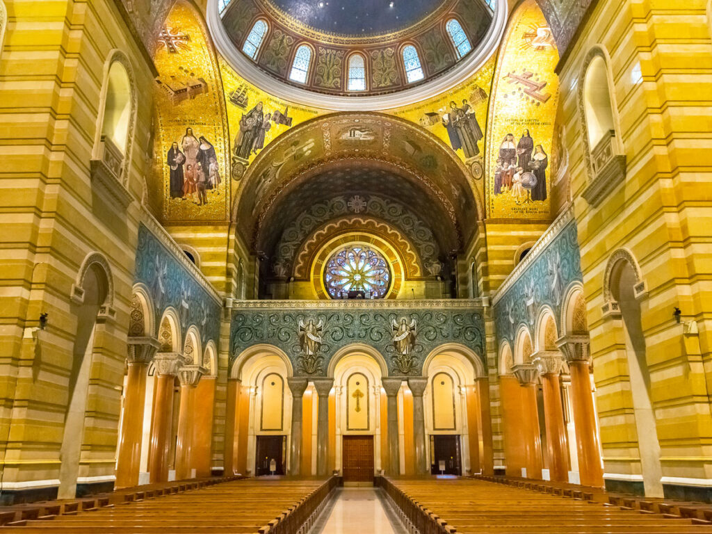 Grand interior of Cathedral Basilica of St. Louis